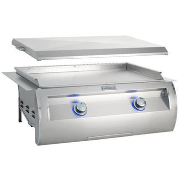 Fire Magic Echelon Diamond E660I 30-Inch Built-In Natural Gas Griddle With Stainless Steel Cover - E660I-0T4N